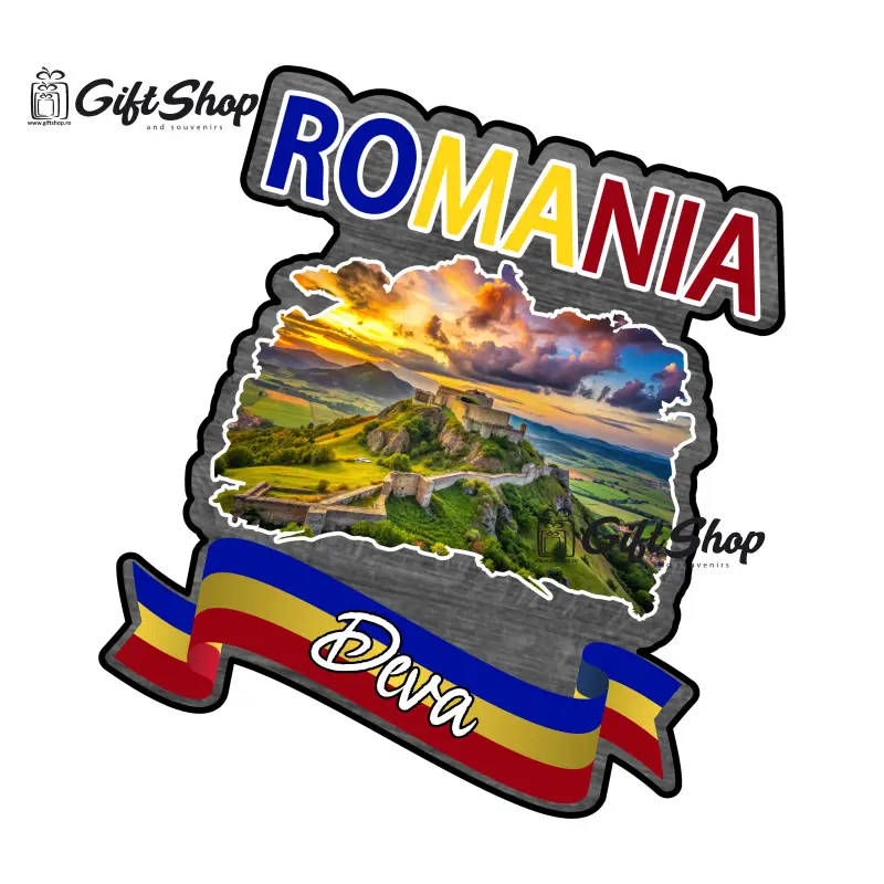 Deva romania, magnet frigider mgs182